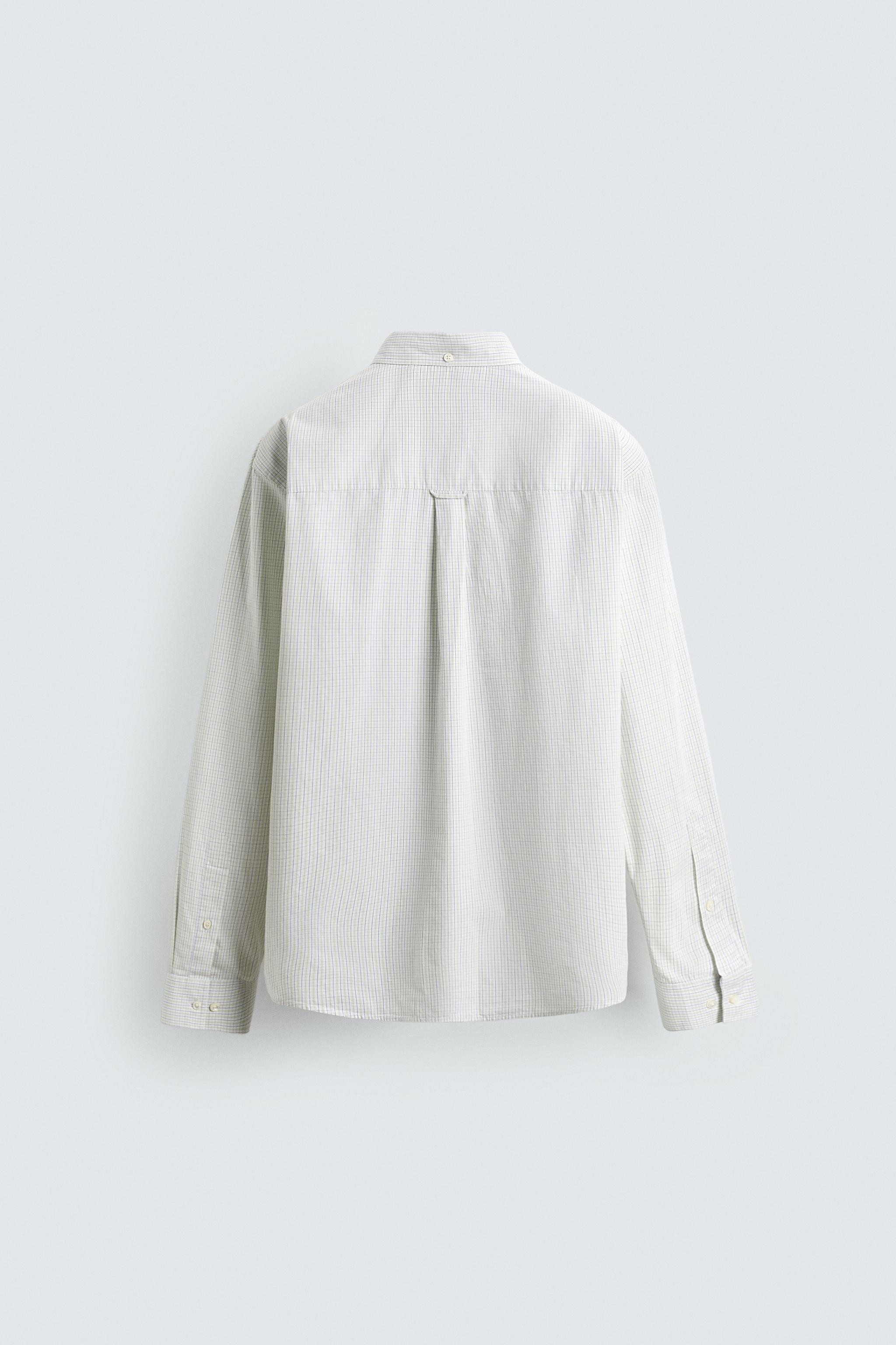 CHECK POPLIN SHIRT